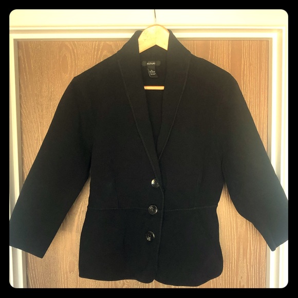 alfani knit jacket